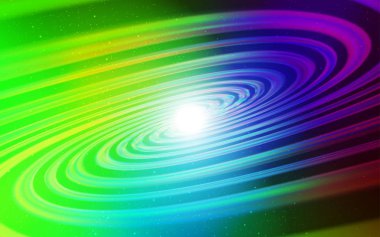 Galaksi yıldızları ile Dark Multicolor vektör arka plan. Parlak astronomik yıldızlar ile renkli Illustration Shining. İş reklamınız için akıllı tasarım.