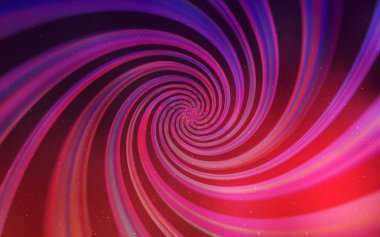 Koyu mor, pembe vektör uzay yıldızları ile şablon. Soyut şablonda gökyüzü yıldızlarıyla Shining Illustration. Kozmik arka planlar için şablon.