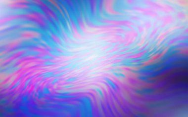 Açık pembe, mavi vektör parlak desen bulanık. Bulanıklık tarzında tamamen yeni renkli bir çizim. Tasarımınızın yeni yolu.