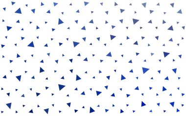 Koyu mavi parlayan üçgen düzen vektör. Gradyan ile poligonal soyut resim. Web siteniz için köşeli tasarım.