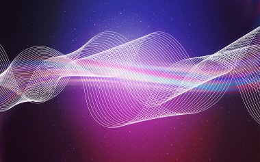 Açık mor, pembe vektör parlak soyut zemin. Gradyan ile yarı ton tarzında yaratıcı Illustration. Tasarımlar için arka plan.