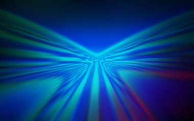 Koyu pembe, bükülmüş çizgiler ile mavi vektör deseni. Bandy hatları ile modern degrade soyut illüstrasyon. İş tasarımınız için soyut stil.