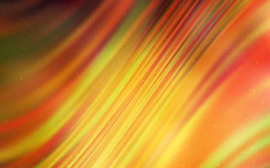Astronomik yıldızlı Light Orange vektör arkaplanı. Soyut şablonda gökyüzü yıldızlarıyla parlayan illüstrasyon. Astronomi web siteleri için desen.