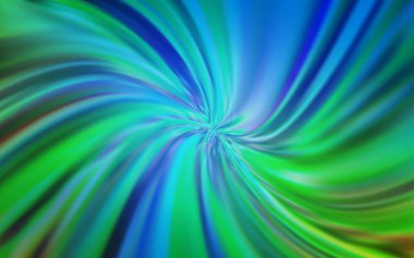 Açık mavi, yeşil vektör soyut bulanık arkaplan. Eğilimli zarif, parlak bir çizim. Marka kitabınız için yeni biçim tasarımı.