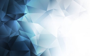 Açık mavi vektör degrade üçgenler şablonu.