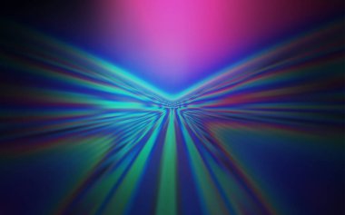 Koyu pembe, alaycı hatları ile mavi vektör arka plan. Basit tarzda renkli Illustration Shining. Web siteniz için soyut tasarım.