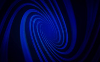 Kozmik yıldızlı koyu mavi vektör düzeni. Soyut şablonda gökyüzü yıldızlarıyla parlayan illüstrasyon. Fütürist reklamlar ve kitapçıklar için şablon.