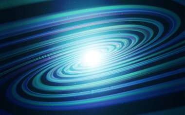 Kozmik yıldızlarla ışık Mavisi vektör düzeni. Bulanık arkaplandaki ve gradyanı olan uzay yıldızları. Astroloji web siteleri için desen.