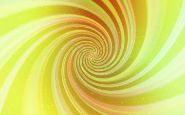 Açık yeşil, sarı vektör uzay yıldızları ile şablon. Renkli kozmik yıldızlar ile glitter soyut illüstrasyon. Kozmik arka planlar için şablon.