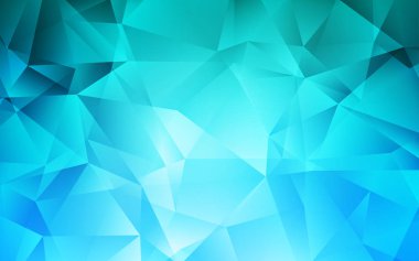 Işık Mavisi vektörü soyut mozaik deseni.