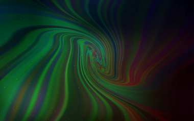 Samanyolu yıldızlar ile koyu yeşil vektör doku. Büyük Dipper yıldızları ile modern soyut Illustration. Reklam, poster, afiş için en iyi tasarım.