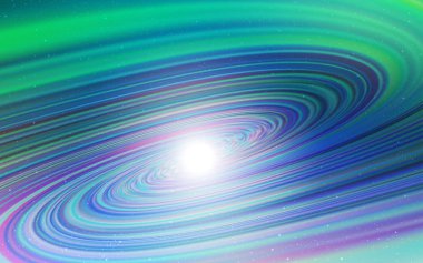 Açık mavi, yeşil vektör şablon uzay yıldızları ile. Renkli kozmik yıldızlar ile glitter soyut illüstrasyon. Astroloji Web siteleri için desen.