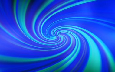 Bükülmüş çizgiler ile açık mavi vektör zemin. Bandy hatları ile modern degrade soyut illüstrasyon. Tasarımınız için tamamen yeni bir şablon.