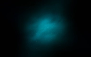 Galaksi yıldızlı koyu mavi vektör arkaplan. Bulanık arkaplandaki ve gradyanı olan uzay yıldızları. Astronomi web siteleri için desen.
