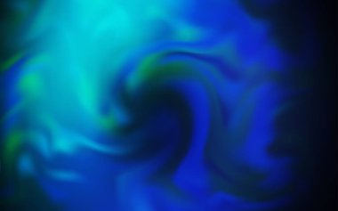 Koyu Mavi, Yeşil vektör soyut bulanık düzen. Degrade ile bulanıklık tarzında yeni renkli çizim. İşletmeniz için tamamen yeni tasarım.