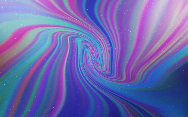 Светло Розовый Голубой Векторный Фон Звездами Галактик Современная Абстрактная Иллюстрация — стоковый вектор