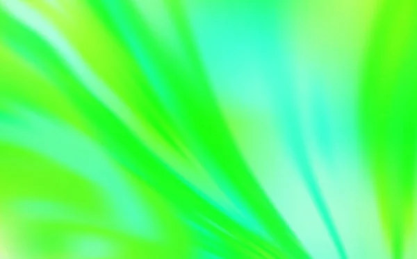 Ljusgrön Gul Vektor Suddig Glans Abstrakt Bakgrund Lysande Färgad Illustration — Stock vektor