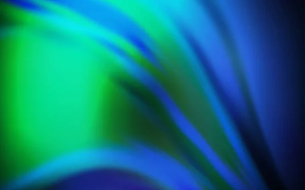 Azul Oscuro Verde Vector Abstracto Fondo Borroso Una Elegante Ilustración — Vector de stock