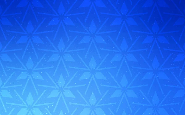 Light Blue Vector Texture Triangular Style Glitter Abstract Illustration Triangular — Stock Vector