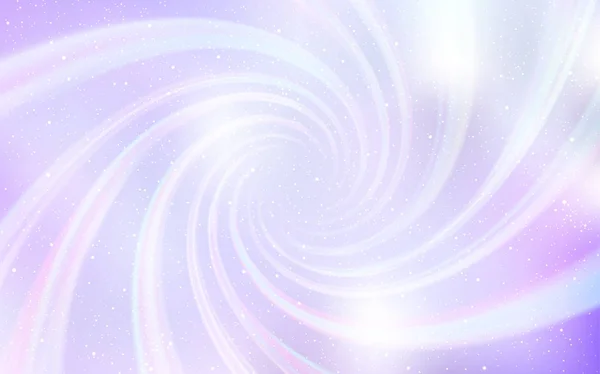 Světle fialový vektorový vzhled s kosmickou hvězdou. — Stockový vektor