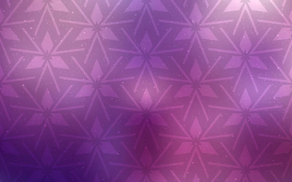 Violet Clair Disposition Vectorielle Rose Avec Lignes Triangles Illustration Avec — Image vectorielle