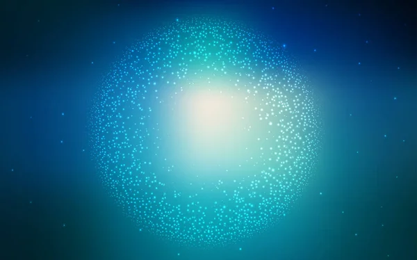 Textura vectorial azul claro con estrellas de la Vía Láctea . — Vector de stock