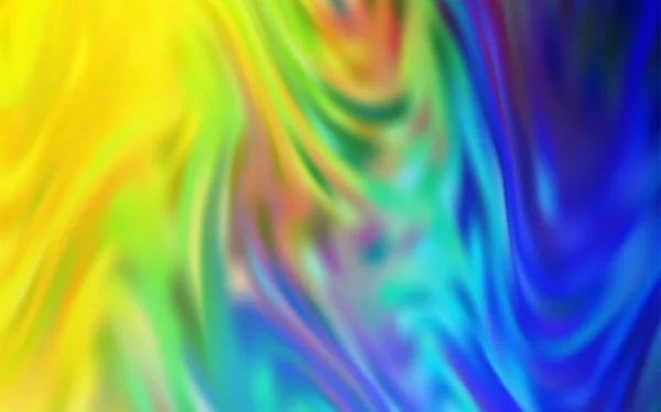 Hellblauer Gelber Vektor Verschwommen Glanz Abstrakten Hintergrund Eine Elegante Helle — Stockvektor