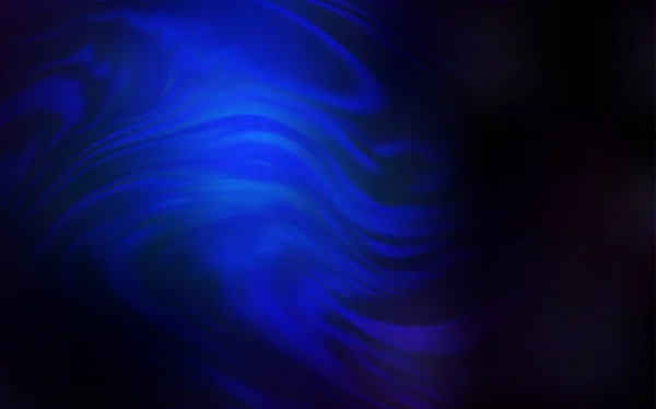 Latar Belakang Blue Gelap Kabur Ilustrasi Berwarna Dalam Gaya Abstrak - Stok Vektor
