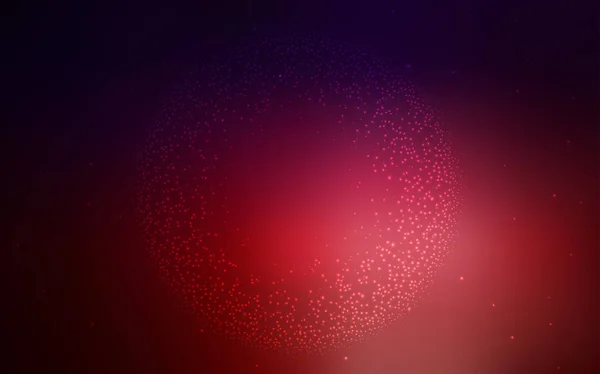 Donkerblauwe Rode Vectortextuur Met Sterren Uit Melkweg Ruimtesterren Wazig Abstracte — Stockvector