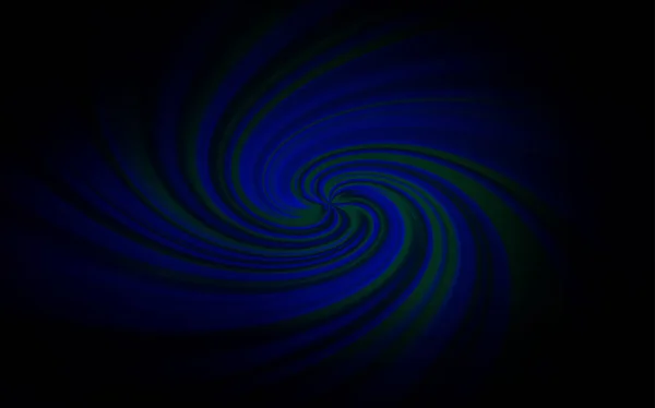曲線を持つダークブルーのベクトル背景 グラデーションのエレガントな明るいイラスト 携帯電話の画面のテンプレート — ストックベクタ