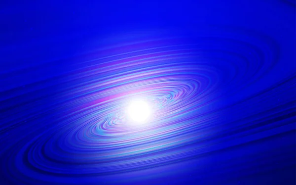 Fond Vectoriel Bleu Clair Avec Étoiles Galaxie Illustration Brillante Avec — Image vectorielle