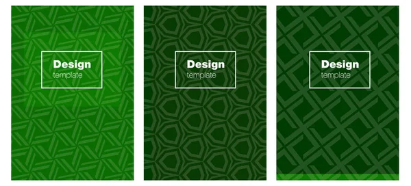 Capa Vetor Verde Claro Para Notebooks Folheto Abstrato Sobre Fundo — Vetor de Stock