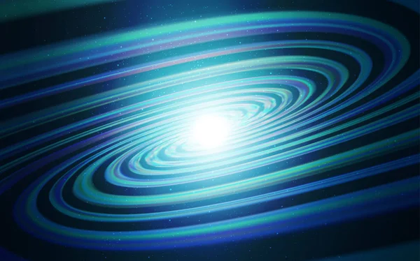 Agencement Vectoriel Bleu Clair Avec Étoiles Cosmiques Étoiles Espace Sur — Image vectorielle