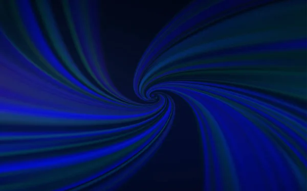 Pola Vektor Blue Gelap Dengan Garis Bengkok Ilustrasi Kreatif Dengan - Stok Vektor