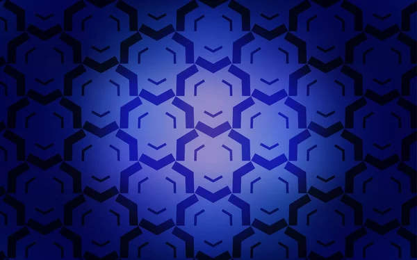 Fondo vectorial azul oscuro con líneas irónicas. — Vector de stock