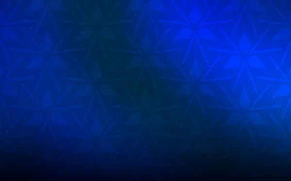 Texture Vectorielle Bleu Foncé Avec Style Triangulaire Illustration Abstraite Moderne — Image vectorielle