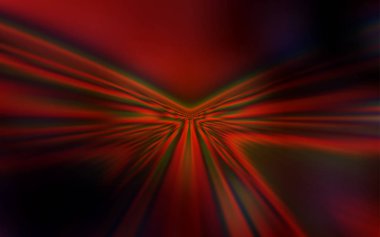 Kavisli çizgiler ile koyu turuncu vektör düzeni. Yepyeni renkli Illustration basit tarzı. İş tasarımınız için desen.