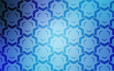 Eğri çizgileri olan hafif Mavili vektör deseni.