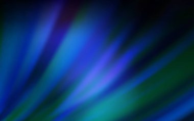 Koyu mavi vektör soyut parlak şablonu bulanıklaştırdı. Görüntü tarzında tamamen yeni bir renkli çizim. İşiniz için en iyi bulanık tasarım..