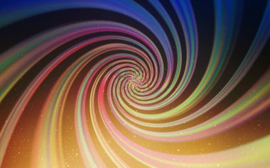 Açık mavi, gökada yıldızlı sarı vektör arkaplan. Büyük Ayı yıldızlı modern soyut illüstrasyon. Reklamınız, posteriniz, afişiniz için en iyi tasarım.