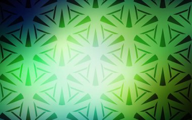 Çokgen tarzı ile açık yeşil vektör arka plan. Üçgenler ile soyut degrade çizim. Açılış sayfası için modern şablon.