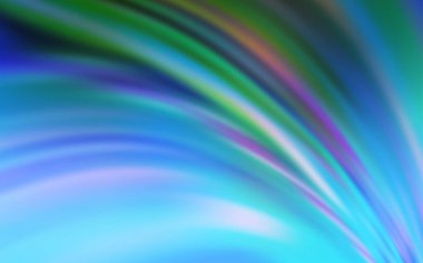 Açık mavi, yeşil vektör bulanık parlak soyut doku. Görüntü tarzında tamamen yeni bir renkli çizim. İşiniz için yeni tasarım.