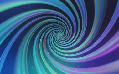 Açık Pembe, gökada yıldızlı mavi vektör arkaplan. Bulanık dekoratif tasarım galaksi yıldızlarıyla basit bir stilde. Astroloji web siteleri için desen.