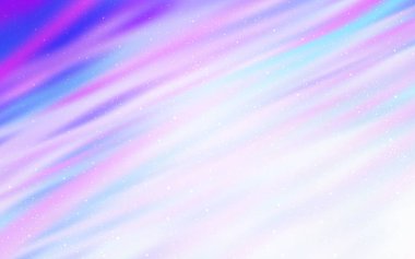 Uzay yıldızları ile açık mor vektör şablonu. Parlak astronomik yıldızlar ile renkli Illustration Shining. Astronomi Web siteleri için desen.