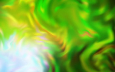 Açık yeşil, sarı vektör parlak dokuyu bulanıklaştırdı. Soyut ve gradyan renkte renkli çizimler. Marka kitabı için zarif bir arkaplan.