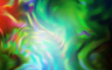 Açık mavi, yeşil vektör parlak soyut düzen. Görüntü stili ve gradyanı olan yeni renkli çizimler. Marka kitabı için zarif bir arkaplan.