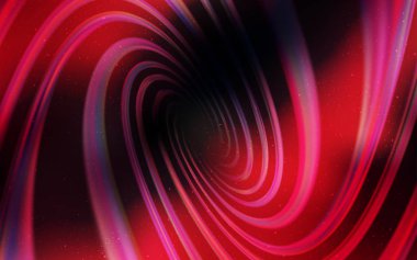 Kozmik Yıldızlar ile koyu kırmızı vektör düzeni. Soyut şablonda gökyüzü yıldızlarıyla Shining Illustration. Astroloji Web siteleri için desen.