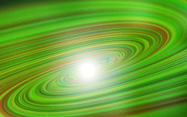 Gece gökyüzü yıldızlar ile açık yeşil vektör deseni. Büyük Dipper yıldızları ile modern soyut Illustration. Futuristik reklam, kitapçıklar için desen.