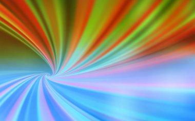 Açık mavi, sarı vektör bulanık parlaklık soyut arka plan. Gradyan ile zarif parlak bir çizim. İş tasarımınız için yeni stil.