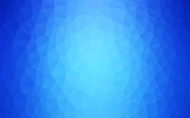 Açık BLUE vektör üçgeni mozaik şablonu.